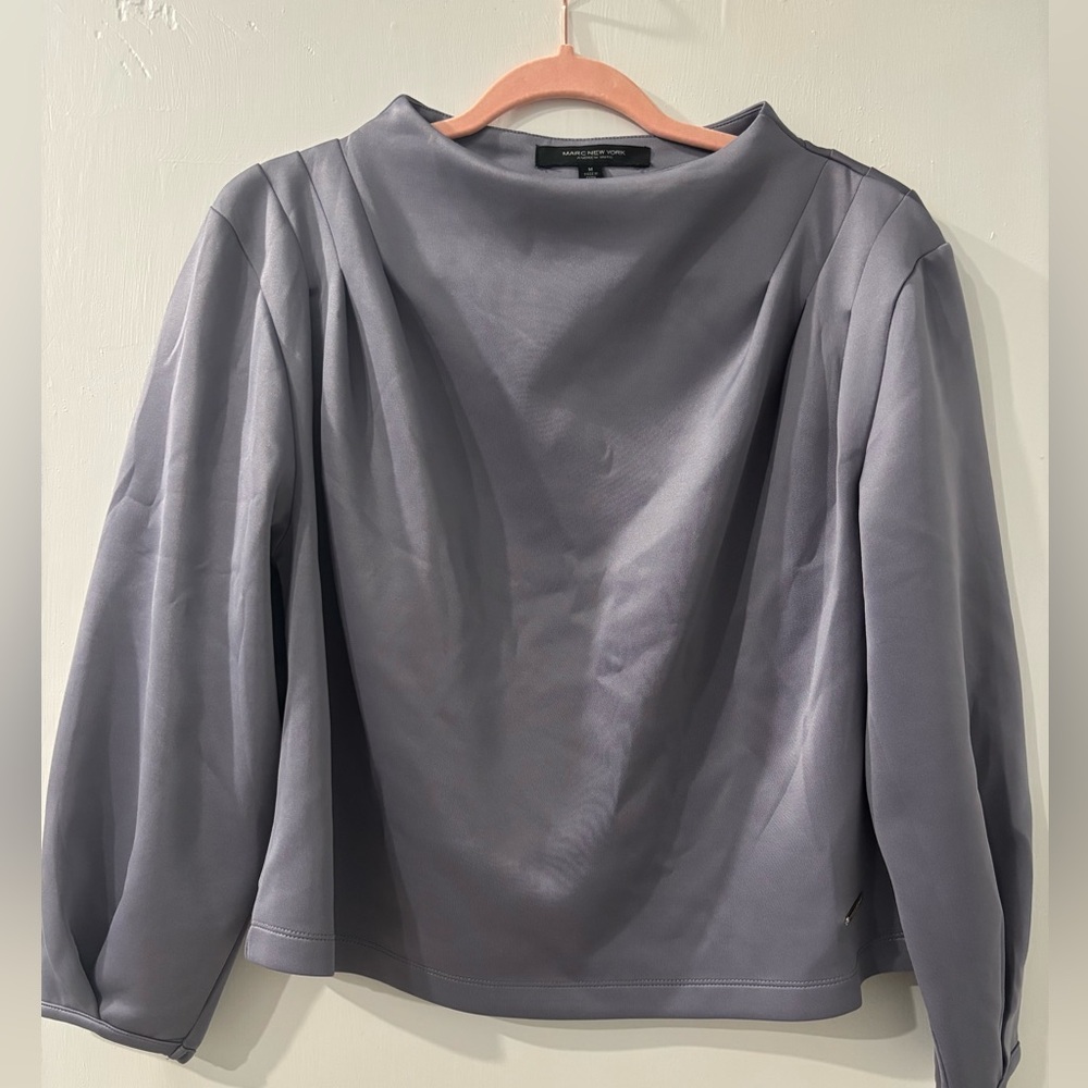 Marc New York Women's Grey Lilac Blouse